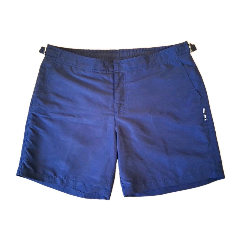 Kiwi Saint Tropez Mens Swim Trunks Size XL Adjustable Side Buckle Shorts